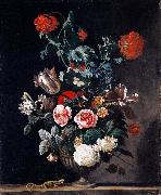 Abraham jansz.begeyn Flowers in a Stone Vase oil painting